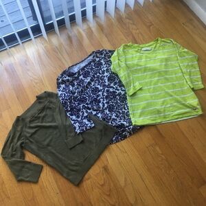 Bundle! 3 Piece — 3/4 sleeve tops Hollister Liz Claiborne SP 